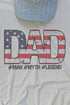 American Flag Dad Dri-Power 50/50 Tee