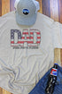 American Flag Dad Dri-Power 50/50 Tee