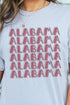 Distressed Stacked Alabama Dri-Power 50/50 Tee