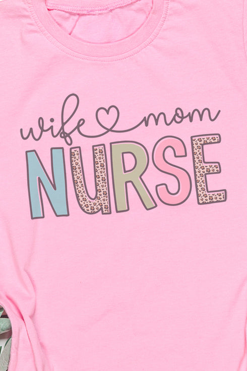 Wife Mom Nurse Dri-Power 50/50 Tee