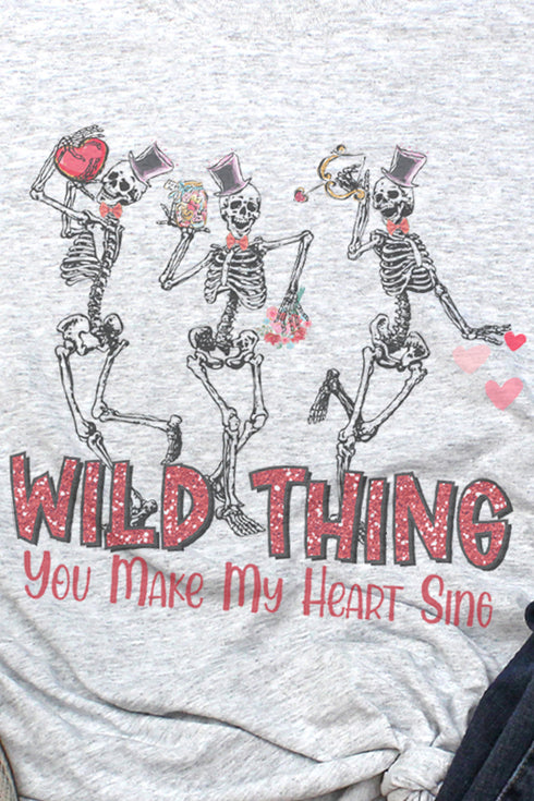 Wild Thing Valentines Unisex Dri-Power 50/50 Tee