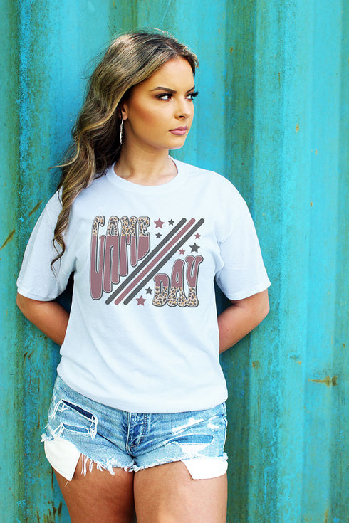 Groovy Game Day Maroon And Black Dri-Power 50/50 Tee