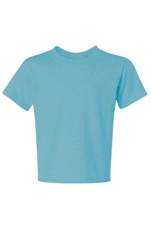 Youth Tis The Season Baseball Royal and Gold Dri-Power 50/50 T-Shirt