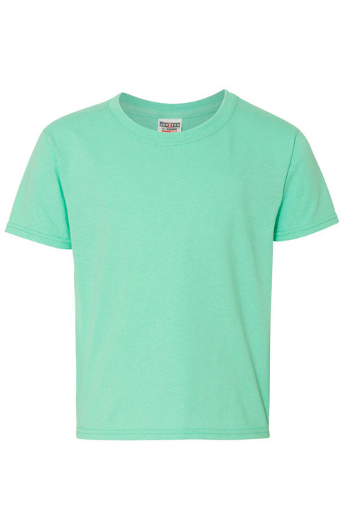 Youth Arched Mini Leopard Dri-Power Youth 50/50 T-Shirt