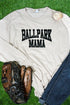 Ballpark Mama Puff Vinyl Unisex Dri-Power Long-Sleeve 50/50 Tee