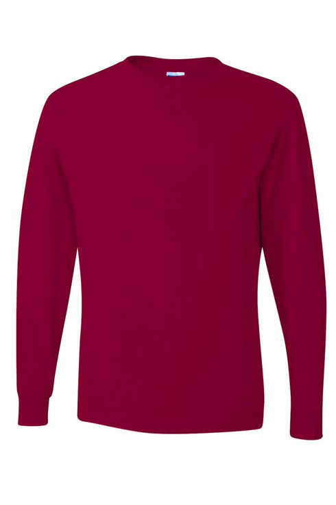 3 Up 3 Down Baseball Chenille Patch Unisex Dri-Power Long-Sleeve 50/50 Tee