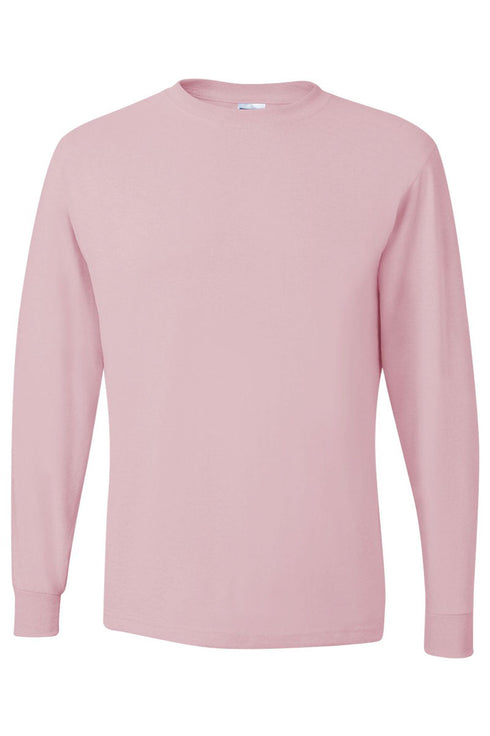 Pink Christmas List Unisex Dri-Power Long-Sleeve 50/50 Tee