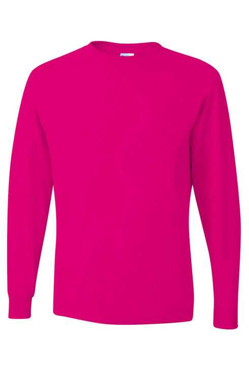 Bride Chenille Patch Unisex Dri-Power Long-Sleeve 50/50 Tee