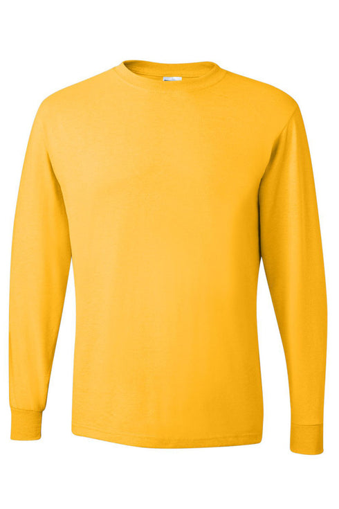 Howdy Colorful Chenille Patch Unisex Dri-Power Long-Sleeve 50/50 Tee