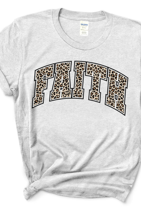 Arched Faith Leopard Dri-Power 50/50 Tee