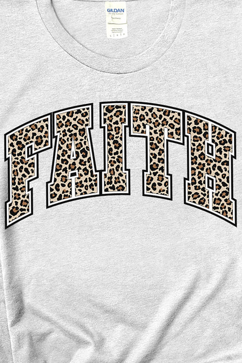 Arched Faith Leopard Dri-Power 50/50 Tee