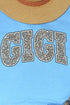 Arched Gigi Leopard Dri-Power 50/50 Tee