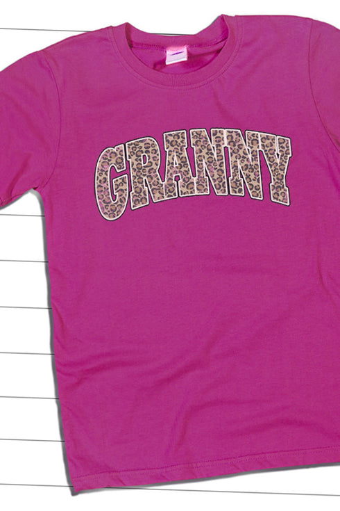 Arched Granny Leopard Dri-Power 50/50 Tee
