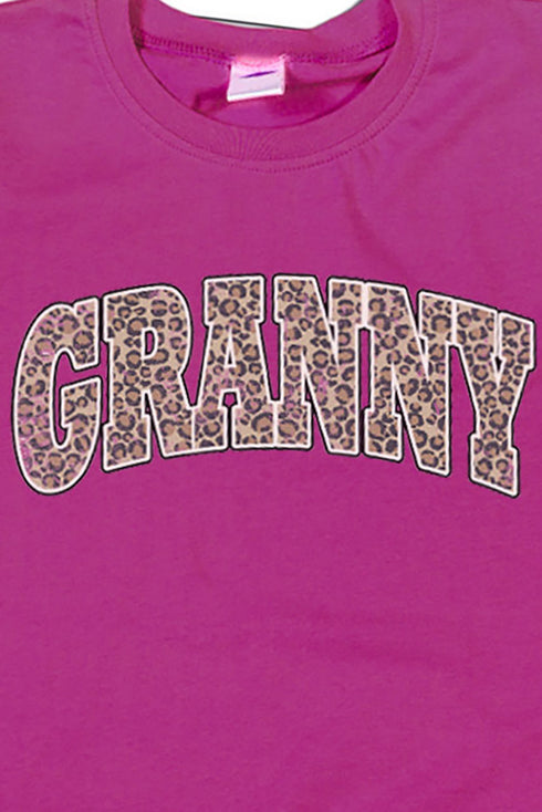Arched Granny Leopard Dri-Power 50/50 Tee