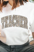 Arched Teacher Leopard Dri-Power 50/50 Tee