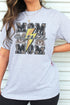 Cheetah Stacked Softball Mom Dri-Power 50/50 Tee