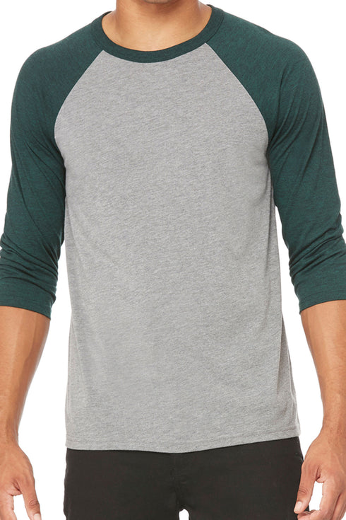 Bella+Canvas Unisex 3/4 Sleeve Tee *Personalize It