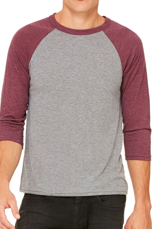 Bella+Canvas Unisex 3/4 Sleeve Tee *Personalize It