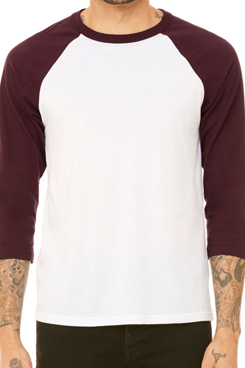 Bella+Canvas Unisex 3/4 Sleeve Tee *Personalize It