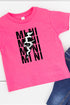 Toddler Mini Cow Lightning Bolt Fine Jersey Tee