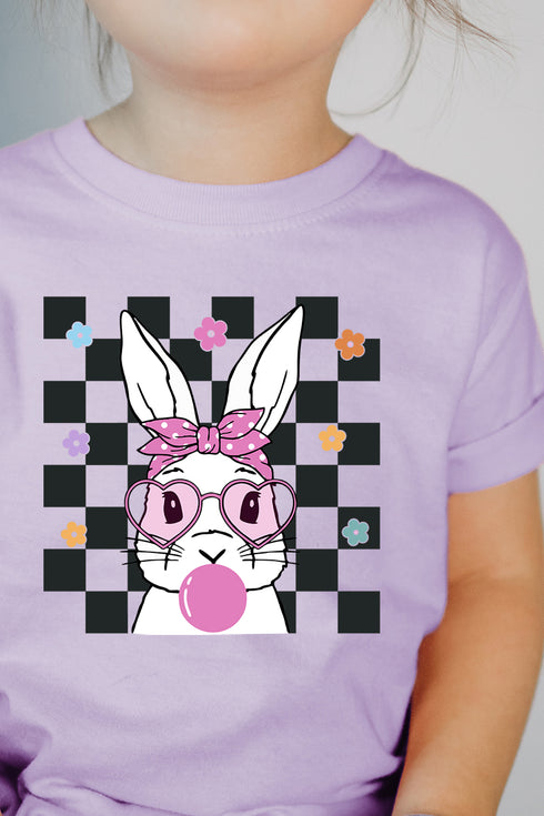 Toddler Retro Bubblegum Bunny Fine Jersey Tee