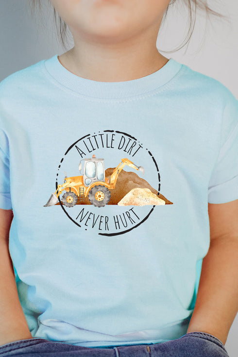 Toddler A Little Dirt Never Hurt Fine Jersey Tee