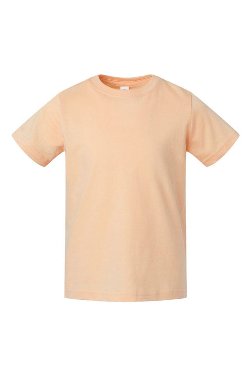 Toddler Floral Highland Cow Fine Jersey Tee