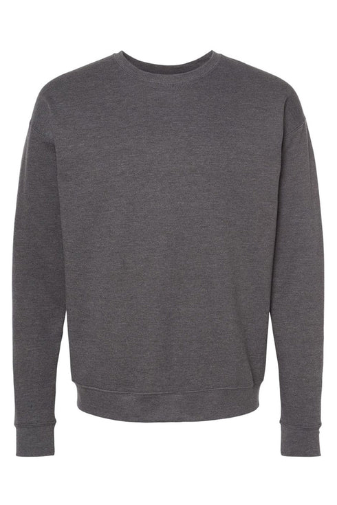 Auburn Textured Vinyl Unisex Fleece Crew