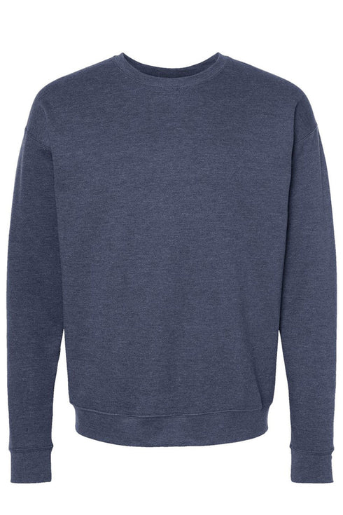 Auburn Textured Vinyl Unisex Fleece Crew