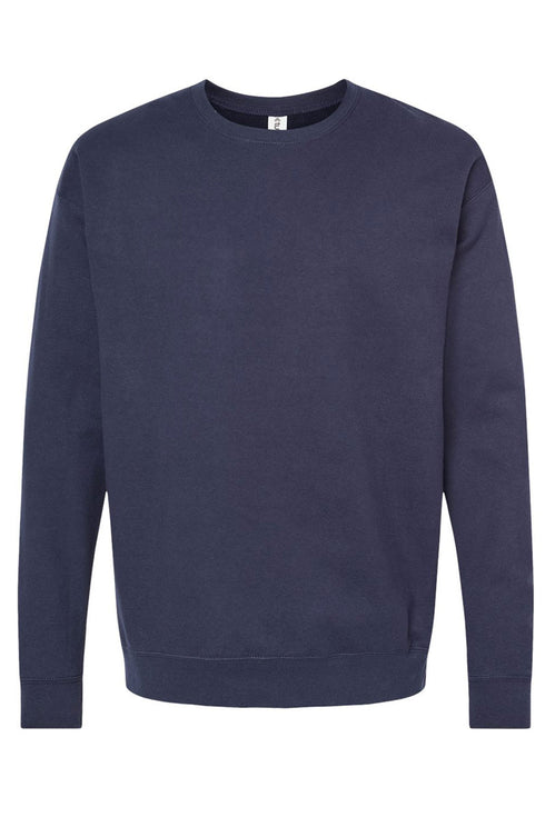 Auburn Textured Vinyl Unisex Fleece Crew