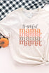 Colorful Thankful Mama Tri-Blend Short Sleeve Tee
