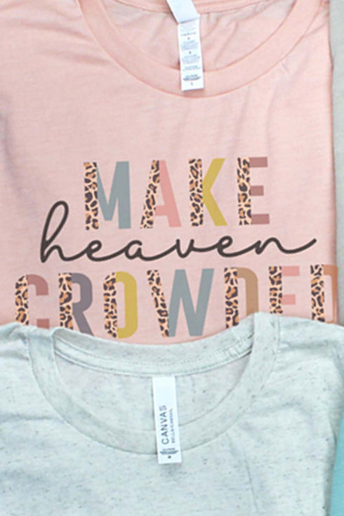 Colorful Make Heaven Crowded Tri-Blend Short Sleeve Tee