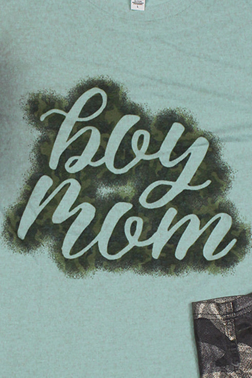 Boy Mom Tri-Blend Short Sleeve Tee