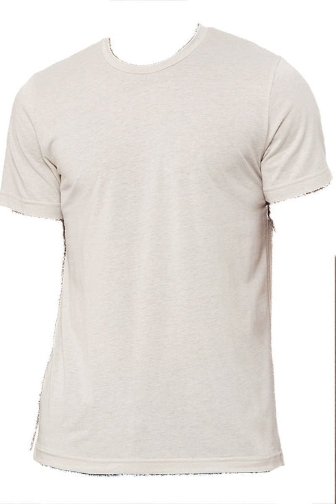 Bunny With Glasses Leopard Tri-Blend Short Sleeve Tee