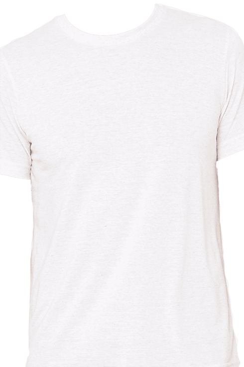 Peace Love Pink Ribbon Tri-Blend Short Sleeve Tee