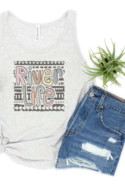 Aztec River Life Unisex Jersey Tank