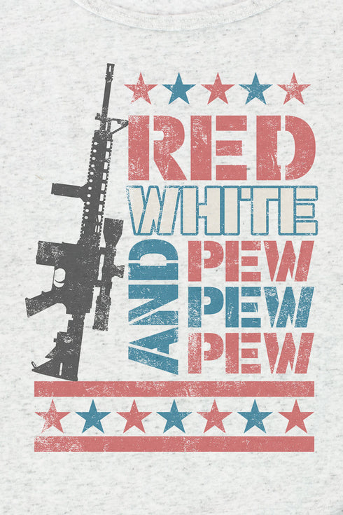 Red White & Pew Unisex Jersey Tank