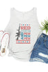 Red White & Pew Unisex Jersey Tank