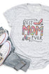 Floral Best Mom Ever Unisex Short Sleeve Tee