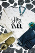 Hey Y'all Boots Puff Vinyl Unisex Five Star Tee