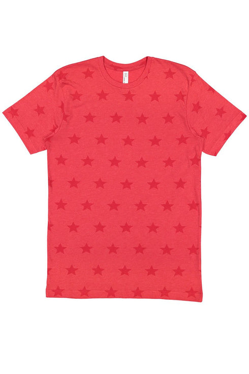 Stars And Stripes Highland Cow Unisex Five Star Tee