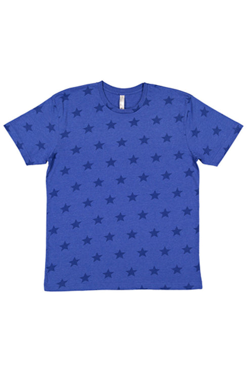 USA Puff Vinyl Unisex Five Star Tee
