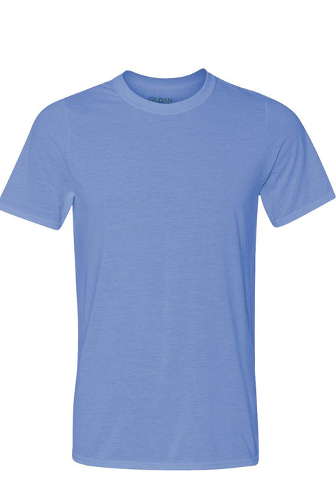 Leopard Framed Patriotic Highland Cow Performance T-Shirt