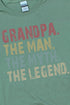 Man Myth Legend Grandpa Performance T-Shirt