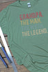 Man Myth Legend Grandpa Performance T-Shirt