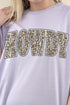 Arched Howdy Leopard Perfect-T Shirt