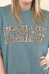 Arched Yeehaw Leopard Perfect-T Shirt
