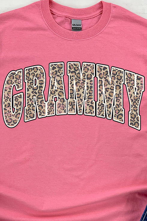 Arched Grammy Leopard Dri-Power 50/50 Tee