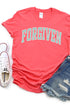 Distressed Varsity Forgiven Short Sleeve Relaxed Fit T-Shirt