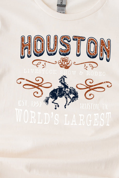 Houston Livestock Short Sleeve Relaxed Fit T-Shirt